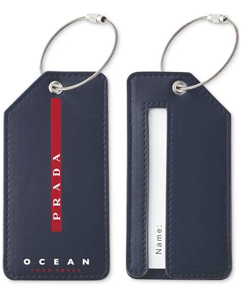 prada luna rossa ocean luggage tag goodie